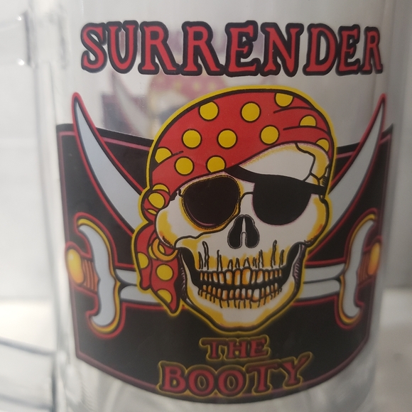 Surrender the booty outer banks beer mug stein - Picture 2 of 4